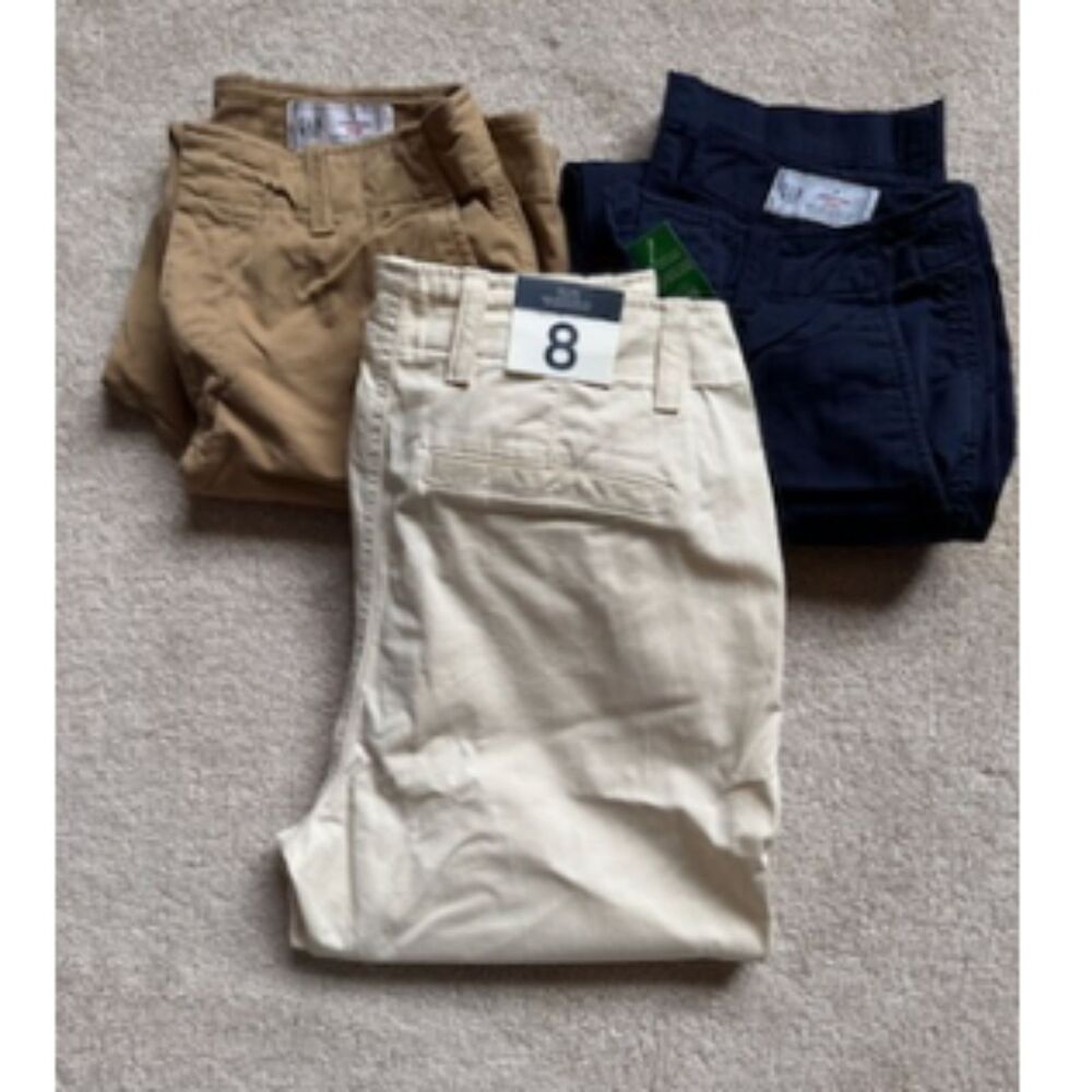 3 pair bundle Gap Downtown Khaki Pants - one NWT